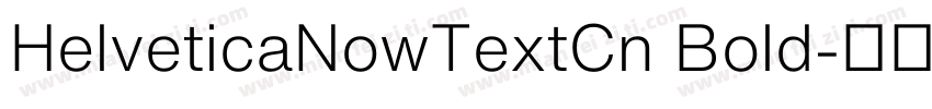 HelveticaNowTextCn Bold字体转换